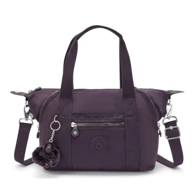 Abbildung von Kipling Art Mini, Kleine Handtasche (mit abnehmbarem Schultergurt), 18.5 x 80 38 cm, Ultimate Plum (LILA)