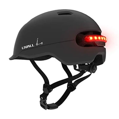 Abbildung von Livall Unisex Erwachsene C20 Fahrradhelm, Schwarz, 57 61 cm EU