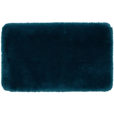 Abbildung von Gözze Deluxe Badteppich Mit extra hohem Flor, 100% Polyester (Mikrofaser), Antirutschbeschichtung, 70 x 120 cm Lagune