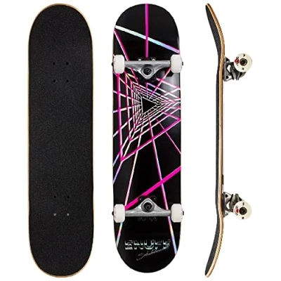 Abbildung von Enuff Futurism 8&quot;x32&quot; Schwarzes Skateboard