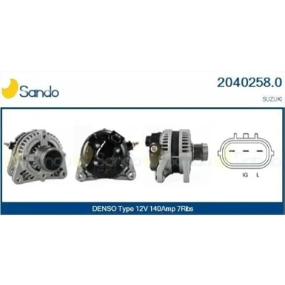 Abbildung von CASCO CAL40258AS Lichtmaschine 12V 140A SUZUKI: Grand Vitara 2 SUV