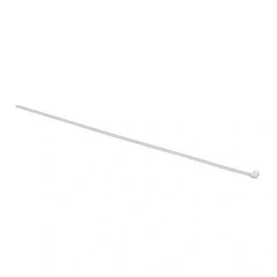 Abbildung von Schneider Electric Thorsman Kabelbinder 100 Stück aus Polyamid 380x7,6 mm, Farbe Klar, Verschiedene Größen, glatte abgerundete Kanten, Super Haltbar, Selbstsichernde für Kabelmanagement