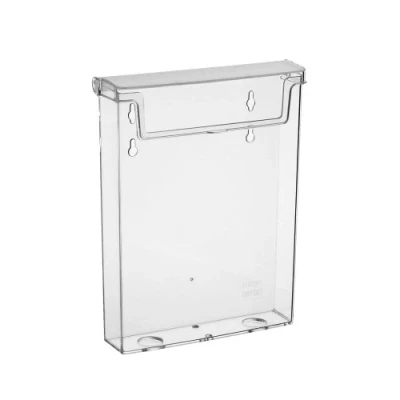 Abbildung von TAYMAR DIN A5 Prospekthalter, Prospektbox mit Deckel, Wetterfest (auch für den Außenbereich geeignet)