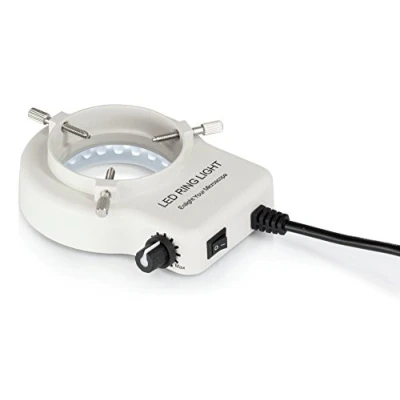 Abbildung von Ringbeleuchtung [Kern OBB A6102] für höchste Flexibilität in der Stereomikroskopie, Beleuchtungsstärke: 4,5W LED, Farbtemperatur: ca. 7600 K, Dimmbar, Innendurchmesser: 63 mm