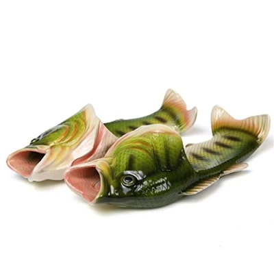 Abbildung von UniqStore Sandalen Tricky Hausschuhe Kreative Fisch Stil Schuhe Simulation Strand, Herren, 38/39 EU