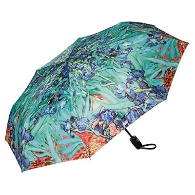 Abbildung von von Lilienfeld Taschenregenschirm Motivschirm Vincent van Gogh Iris Motiv Blumen Leicht Kunst