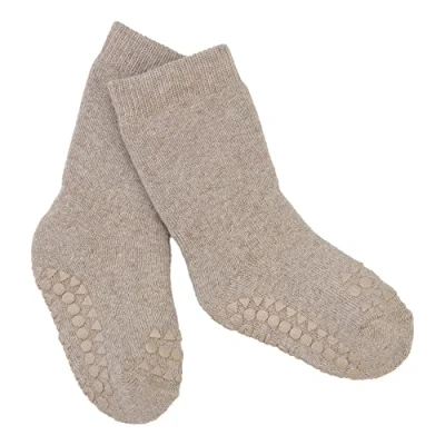 Abbildung von GoBabyGo Unisex Baby 5712736003884 rutschfeste Socken, Sand, 6 12 Monate