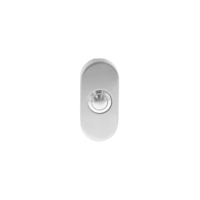 Abbildung von Intersteel Türklingel oval Unterputz 65x30x10 mm Edelstahl gebürstet