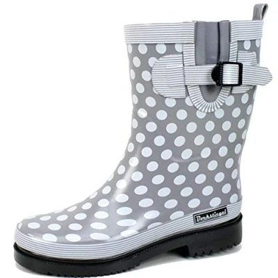 Abbildung von Saliha Dorin K Gummistiefel, Damen, Größe: 38, Grau multi Schuhe