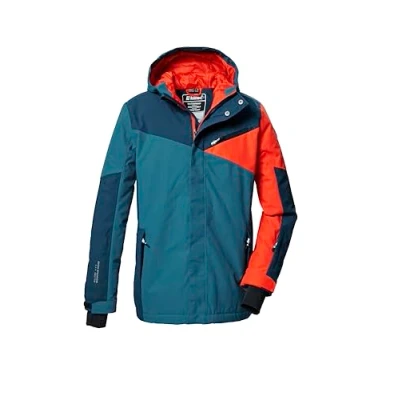 Abbildung von killtec Jungen Skijacke/Funktionsjacke mit Kapuze und Schneefang KSW 387 BYS SKI JCKT, ocean, 140, 42077 000