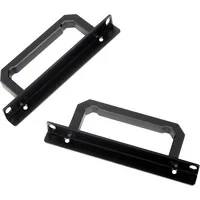 Abbildung von SilverStone Technology SST RA02B Rackmount Handgriffe für PC Gehäuse GD07 GD08 GD09 GD10, Aluminum, schwarz