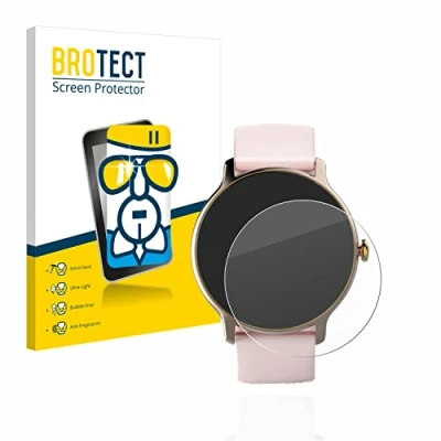 Abbildung von BROTECT Schutzglas für Hama Fit Watch 4910 Schutzfolie Panzer Folie Glas [Extrem Kratzfest 9H, Anti Fingerprint, Ultra Transparent]
