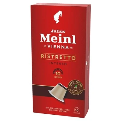 Abbildung von Julius Meinl Inspresso Ristretto Intenso 10, Nespresso kompatibel, kompostierbar, 10 Kaffeekapseln, 10,00 Portion Stueck,