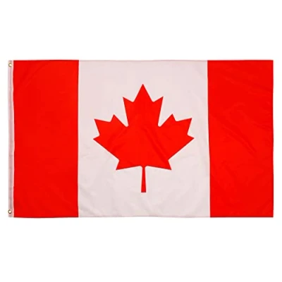 Abbildung von PHENO FLAGS Flagge Kanada 90 x 150 cm Kanadische Fahne Nationalflagge (Hissflagge für Fahnenmast), Inkl. 2 Messing Ösen