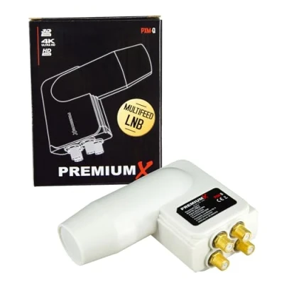 Abbildung von Premium X PXM Q Quattro 3 Grad LNB für Multischalter Wetterschutz Multifeed Rocket Slim schmal SAT
