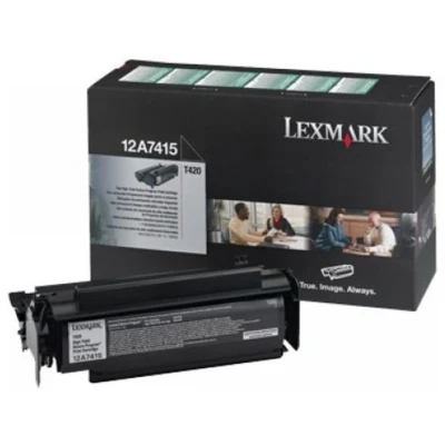 Abbildung von Lexmark 12A7415 Schwarz Toner
