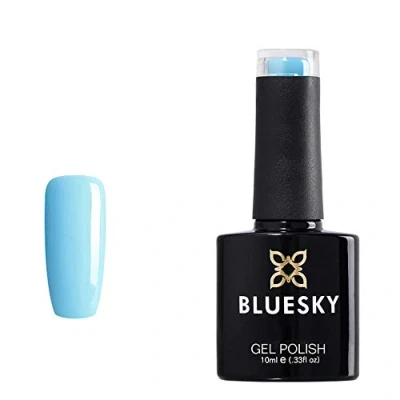 Abbildung von BLUESKY Gel Polish, Blue Splash, 80555, 10ml, auflösbarer Nagellack, Blau (Aushärtung unter UV /LED Lampe erforderlich) er Pack(x)