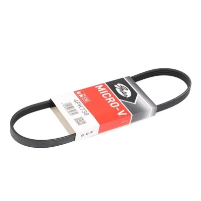 Abbildung von GATES Micro V 4PK738 Keilrippenriemen 738 4 Polyester, EPDM (Ethylen Propylen Dien Kautschuk) FORD: MONDEO 3 Kombi, 3, Transit Mk5 Kastenwagen