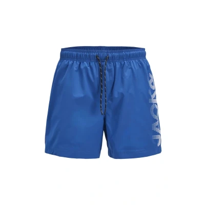 Abbildung von Jack &amp; Jones MAUI Badeshorts, Herren, Größe: XS, Blau