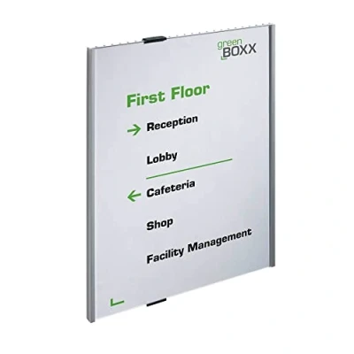 Abbildung von Durable Türschild A3 (Info Sign, 297 x 420 mm) metallic silber, 480823