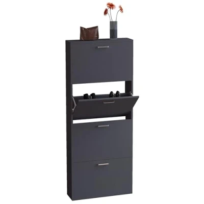 Abbildung von VCM Schuhschrank Holz Schuhregal Schuhkipper Sulos L (1 St)