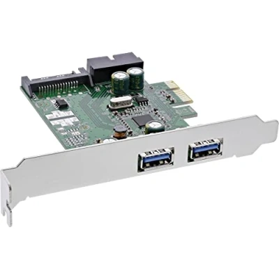 Abbildung von InLine 76666E Schnittstellenkarte, 4x USB 3.0, (2+2) PCIe, inkl. Low Profile Slotblech
