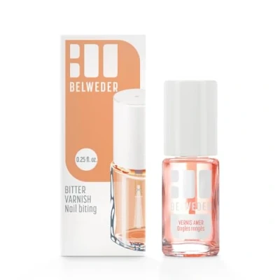 Abbildung von BELWEDER Bitterstoff Nagellack gegen Nägelkauen 1 x 7,5ml Transparent für Nägel Langanhaltend mit Bitterer Geschmack 48 Stunden Nagelpflege Schutzwirkung
