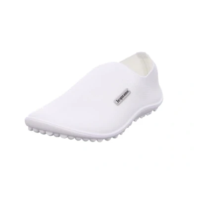 Abbildung von Leguano Scio white (weiß) leichter Slipper Barfußschuh