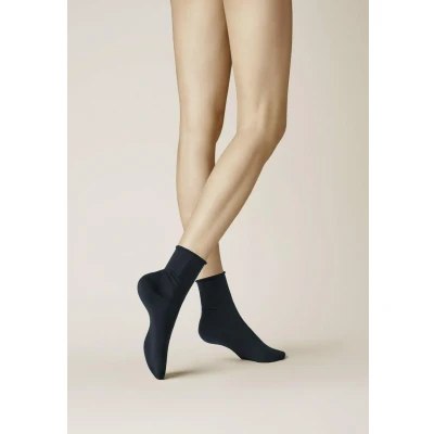 Abbildung von KUNERT Damen Socken Sensual Cotton Rollrand 130 DEN Marine 0360 39 42