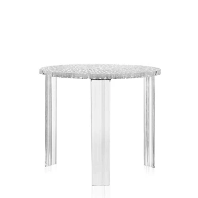 Abbildung von Kartell 08502B4 T Table Möbel, Grau/Transparent, 50 x 44 cm