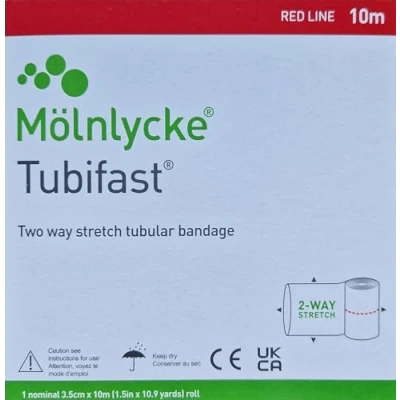 Abbildung von Tubifast 2 way Stretch 3,5 cmx10 m rot