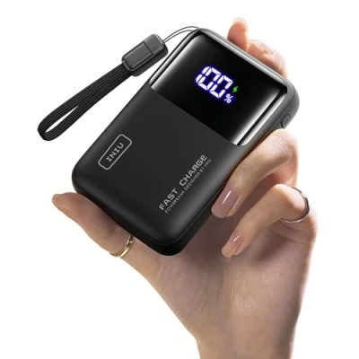 Abbildung von INIU 65W Power Bank, Mini Size 20000mAh High Capacity Portable Charger, PD QC Fast Charging USB C In&amp;Out Tablet Powerbank, Battery Pack Phone Charger
