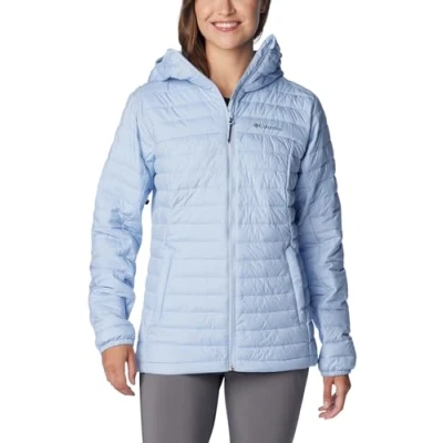 Abbildung von Columbia Women&#039;s Silver Falls Hooded Puffer Jacket, Chalk, XS