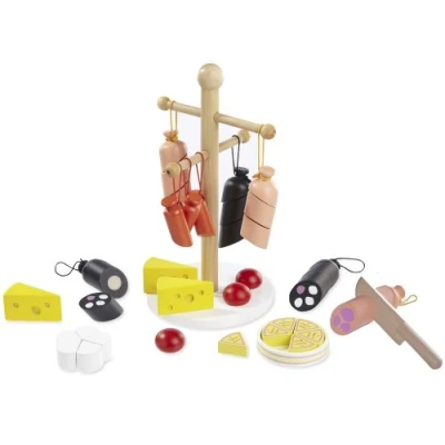 Abbildung von howa Spiellebensmittel Wurst und Käse, (25 tlg), aus Holz