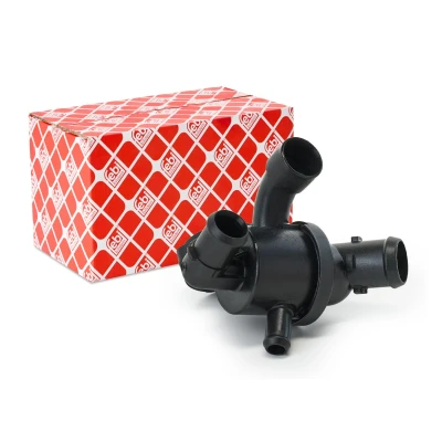 Abbildung von FEBI BILSTEIN 39224 Kühlwasserthermostat 92 mit Dichtring VOLKSWAGEN: Jetta 4, Caddy 3 Kombi, GOLF 6, SKODA: Octavia 2 Combi, Superb II Kombi