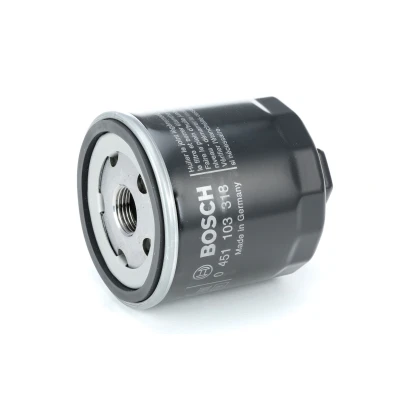 Abbildung von BOSCH 0 451 103 318 Ölfilter 3/4&quot; 16 UNF 2B mit einem Rücklaufsperrventil Anschraubfilter VOLKSWAGEN: Polo V Schrägheck, GOLF 3, IV Schrägheck