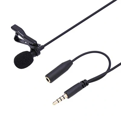 Abbildung von Zerone Mikrofon, 3,5 mm Klinkenstecker, Lavaliermikrofon, mit Kabel