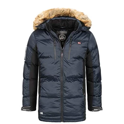Abbildung von Geographical Norway Softshelljacke Herren Outdoor Jacke brroyaute Grau Orange (Herbst Winter Softshell Jacke, 1 St., Übergangs Regen Jacke) Mit Kaputze, S Bis 7XL