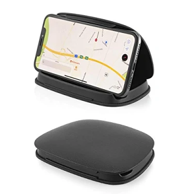 Abbildung von MidGard Universal Armaturenbrett Autohalterung für Smartphones, Navi usw. Smartphone Halterung, (bis 7.2 Zoll, rutschfest ohne Kleber, Saugnapf)