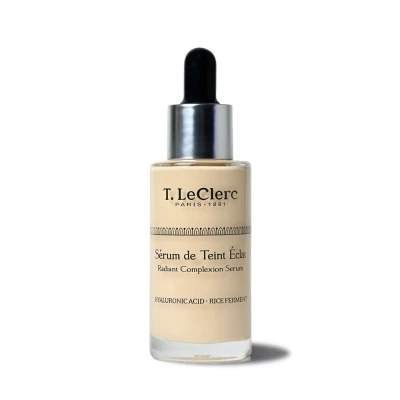 Abbildung von T.LeClerc Anti Aging Serum Nr. 2 Mandel Flüssige Foundation Pflege, leuchtender &amp; einheitlicher Teint, zweite Haut, Hyaluronsäure, 30 ml