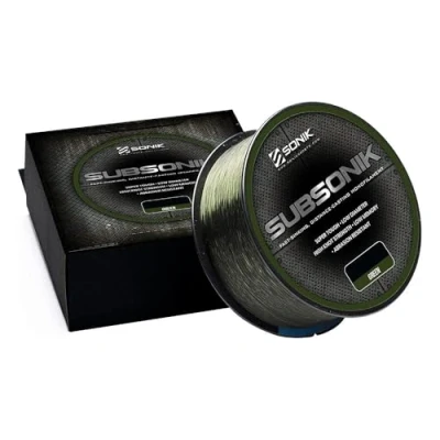 Abbildung von Sonik Subsonik Grün 18lbs 1200m 0,35mm Monofile Schnur