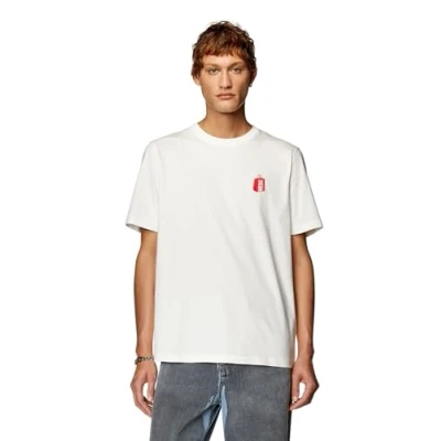 Abbildung von Diesel T shirt Just Herren weiß