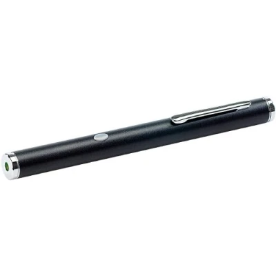 Abbildung von GeneralKeys Laserstift: Hightech Laserpointer mit grünem Festkörper Laser (Laser klein, Tageslicht, Presenter)