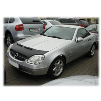 Abbildung von AB 00113 Auto Bra kompatibel mit MB Mercedes Benz SLK R170 Bj. 1996 2004 Haubenbra Steinschlagschutz Tuning Bonnet