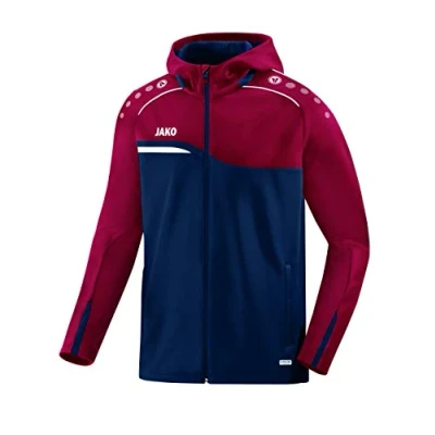 Abbildung von JAKO Kinder Kapuzenjacke Competition 2.0, marine/dunkelrot, 140, 6818