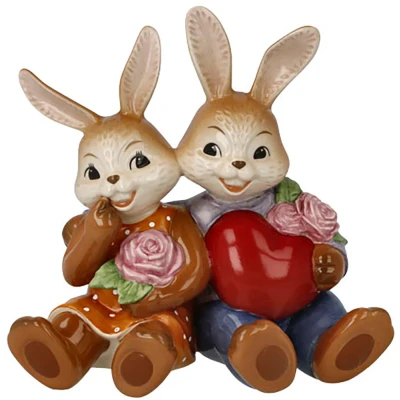 Abbildung von Goebel Osterhase &quot;Figur Hasen Mein Valentins Schatz&quot;, Osterfigur, Dekofigur, Ostern, Osterdekoration