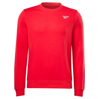 Abbildung von Reebok CREW Sweatshirt, Herren, Größe: XS, Vector red black