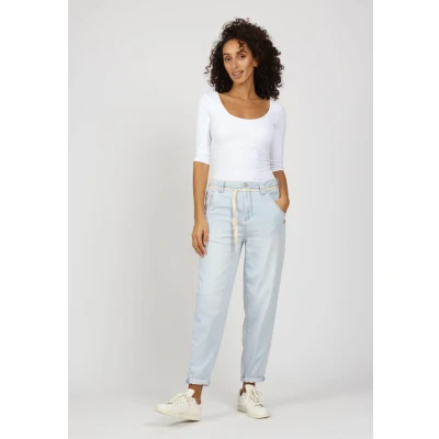 Abbildung von GANG 5 Pocket Jeans &quot;94VIA JOGGER&quot;, mit Kordel Gürtel und O Shape