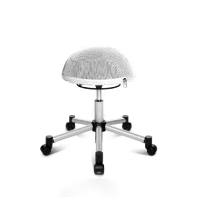 Abbildung von Topstar Rollhocker Sitness Half Ball weiß