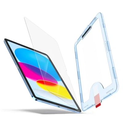 Abbildung von MOBDIK Panzer Schutz Glas Schutzfolie Kompatibel mit iPad 10. Generation 10.9 zoll (2022), HD Klar, Kratzfest, Fallfreundlich, EZ Kit 1 Stück